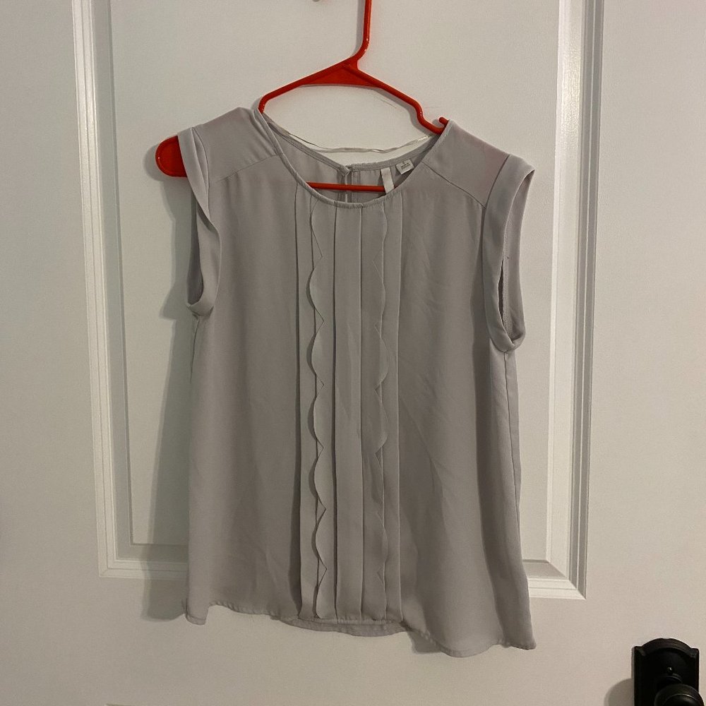 Lauren Conrad Small Blouse Gray